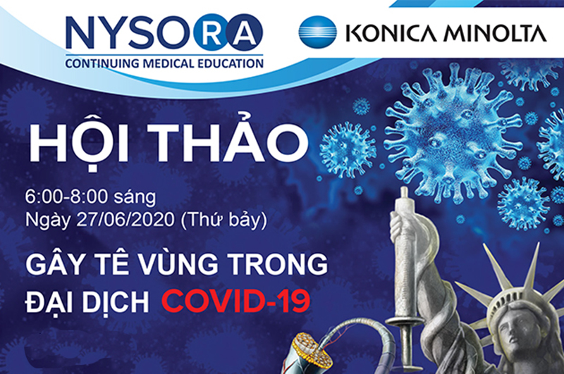 Hội thảo trực tuyến: Gây tê vùng trong đại dịch Covid-19