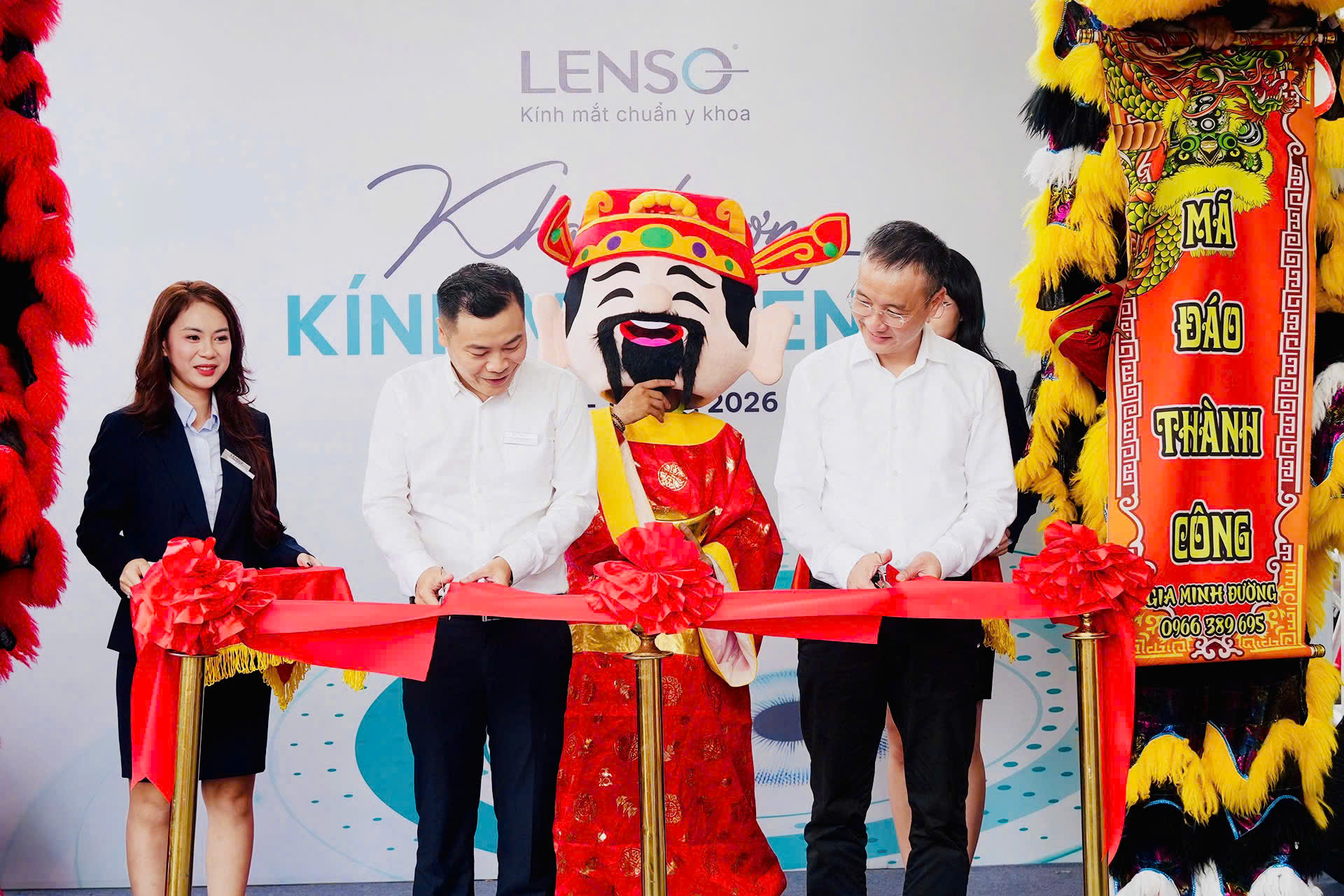 JVC KHAI TRƯƠNG KÍNH MẮT LENSO – KHỞI ĐẦU HÀNH TRÌNH ĐẦU TƯ CHĂM SÓC SỨC KHỎE ĐÔI MẮT